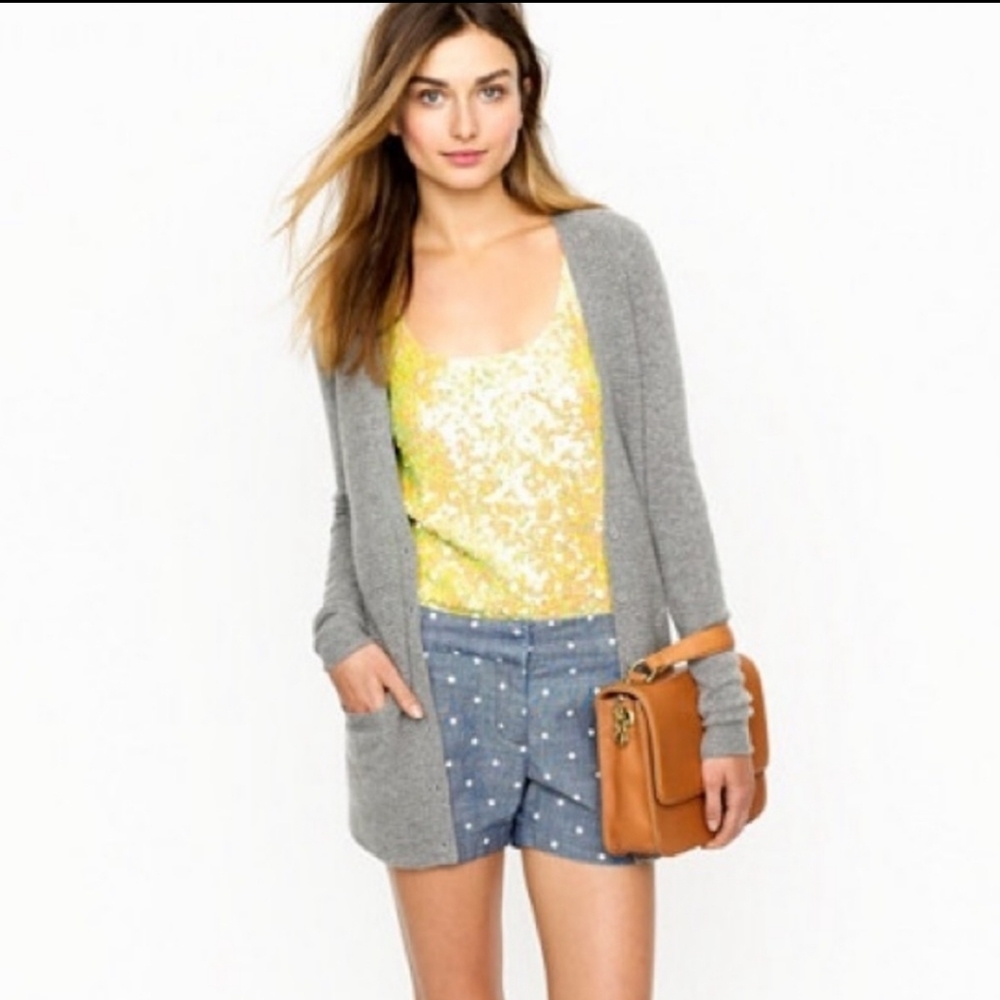 J. Crew Blue Polka Dot Women’s Shorts
